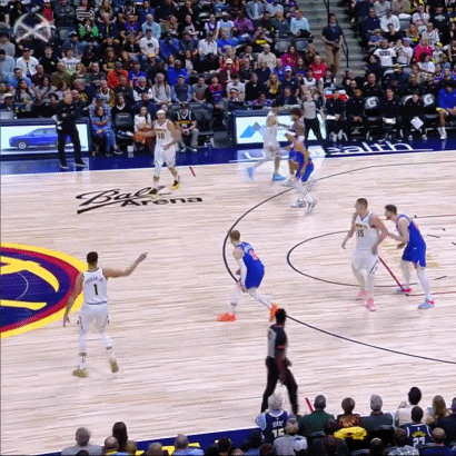 太强太强！记者晒掘金绝妙配合 把尼克斯防守玩弄于股掌之中