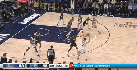 掩护被移动了！追梦被麦克丹尼尔斯拉了一把 裁判吹后者犯规！