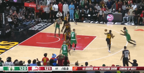 换我来！杰伦-布朗中距离轰进！准绝杀？